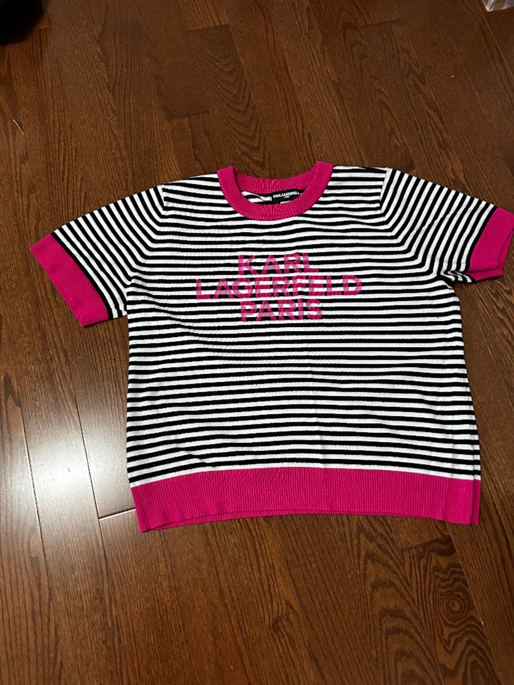 Karl Lagerfeld short sleeve sweater